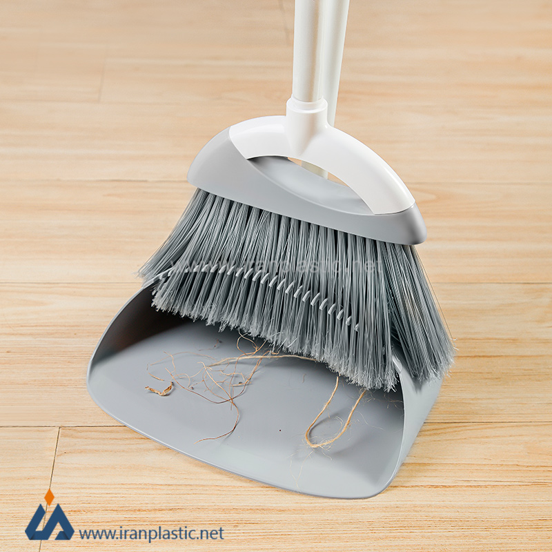 ست جارو و خاک انداز دسته بلند دنیز اکسن پلاستیک 1085