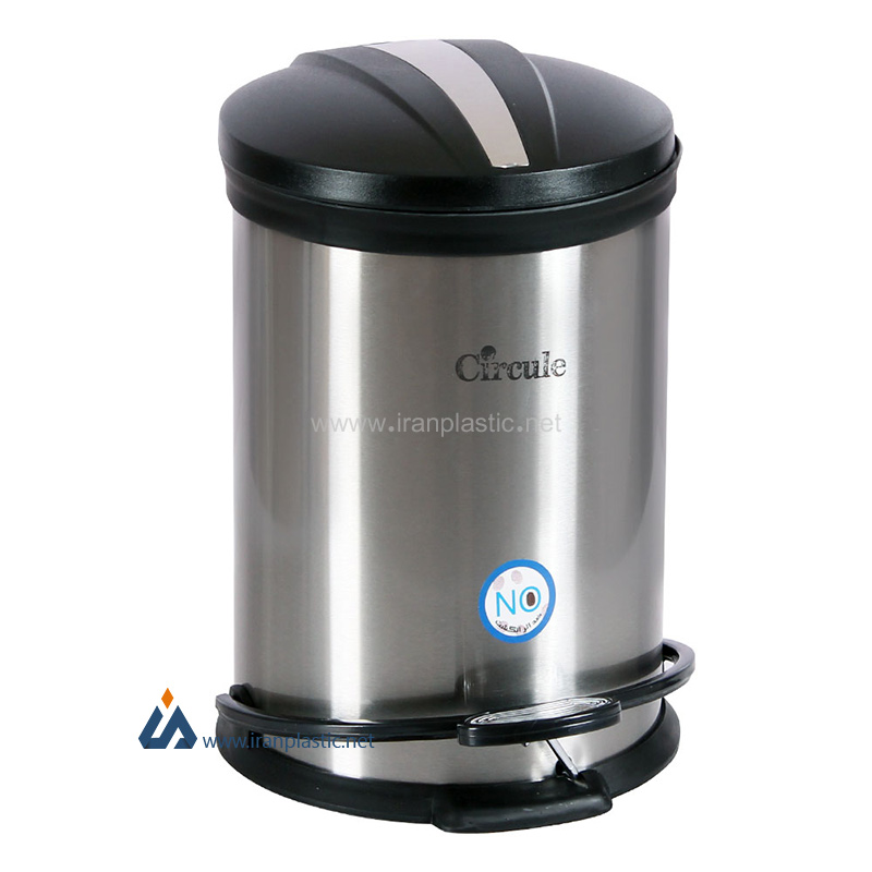 سطل آشغال سرویس بهداشتی استیل 3 لیتری سرکوله