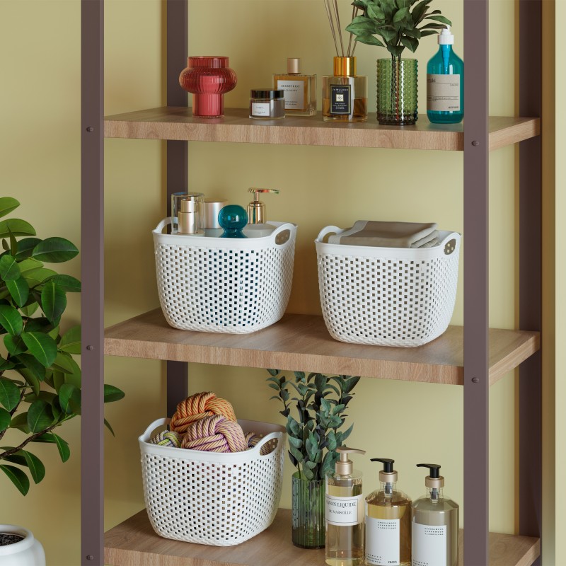 سبد همه کاره مربع ایکی هوم پلاستیک 1129