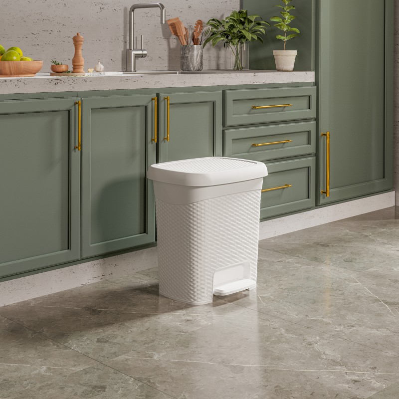 سطل زباله پدال دار ایکی هوم پلاستیک 1408