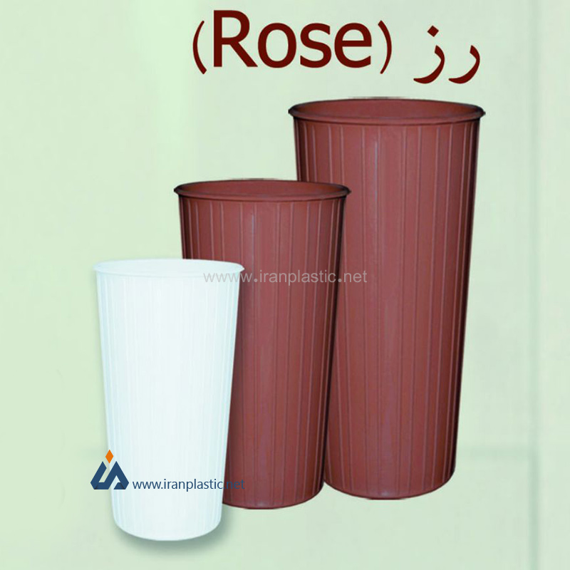 گلدان‌های ایستاده رز کارخانه گل سرخ پلاستیک 