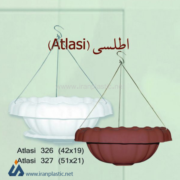 فروش عمده گلدان اطلسی گلسرخ در دو سایز | بهترین قیمت و کیفیت