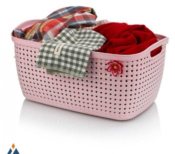 سبد لباس بیضی مایا هوم کت پلاستیک کد 3812