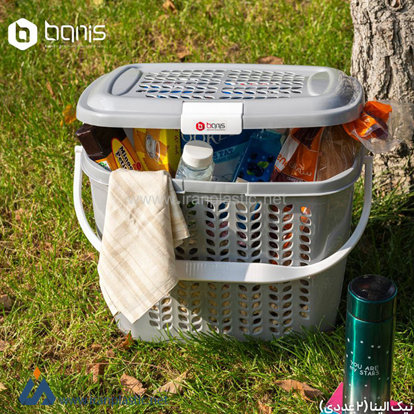 سبد پیک‌نیک الینا بانیس پلاستیک