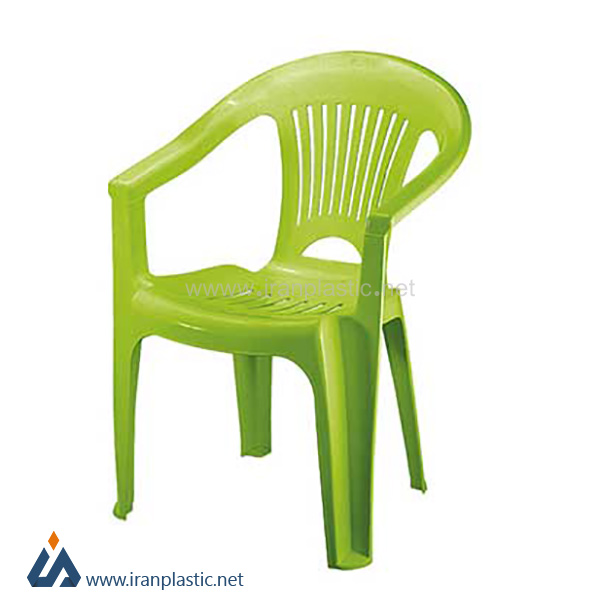 صندلی پلاستیکی دسته‌دار ناصر پلاستیک مدل 848