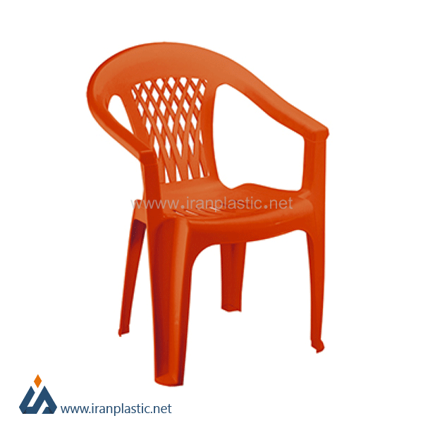 صندلی پلاستیکی دسته‌دار ناصر پلاستیک مدل 850