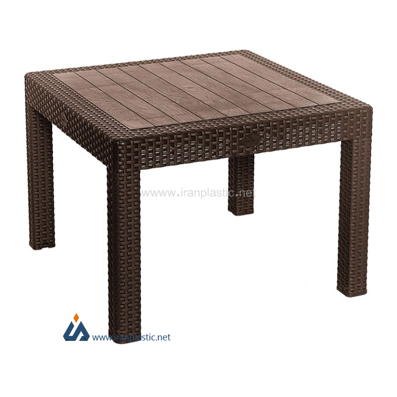 میز پلاستیکی جلو مبلی مربع ناصر پلاستیک 423