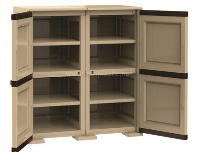 کمد دو طبقه دو درب وندیک پلاستیک