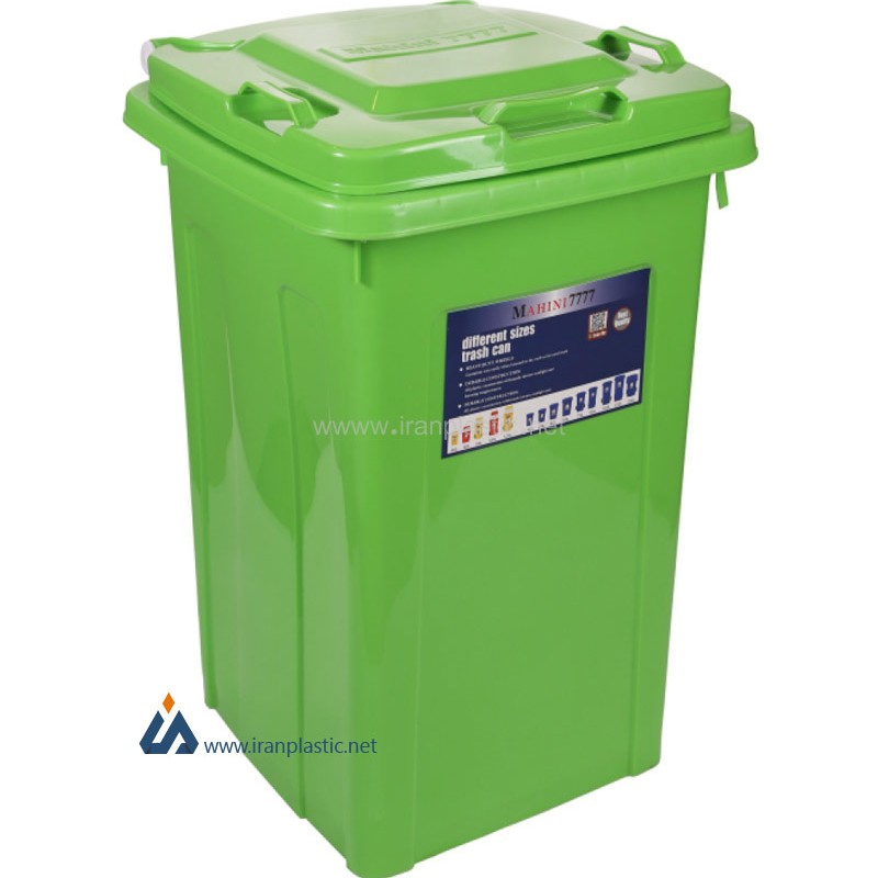 سطل زباله 60 لیتری ساده ماهینی