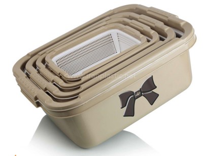 ست آبکش و لگن لایف هشت پارچه