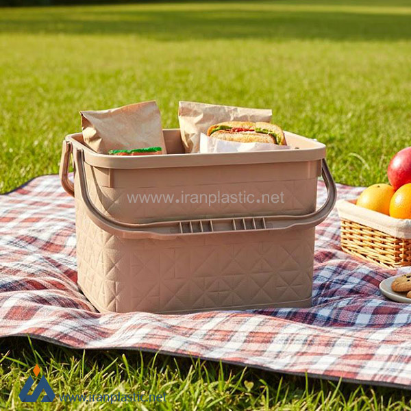 سبد پیک نیک بدون درب لیویا هوم کت پلاستیک 3117
