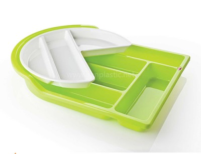 جا قاشقی داخل کشو گردان مانیا پلاستیک