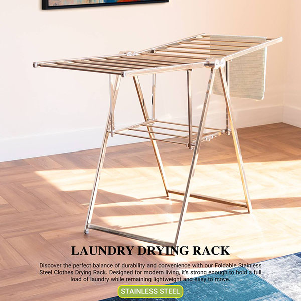 بند رخت تمام استیل پرتو اطلس پلاستیک