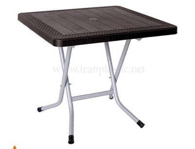 میز پایه فلزی تاشو پلاستیکی ناصر پلاستیک 423