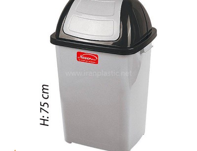 سطل زباله بادبزنی ناصر پلاستیک 5170