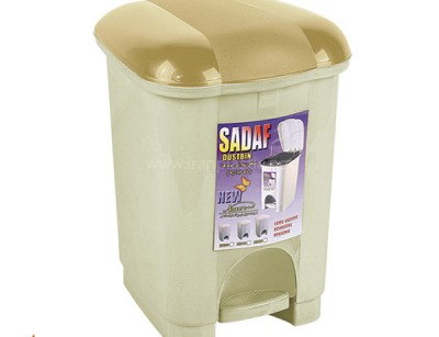 سطل زباله پدالی صدف ناصر پلاستیک