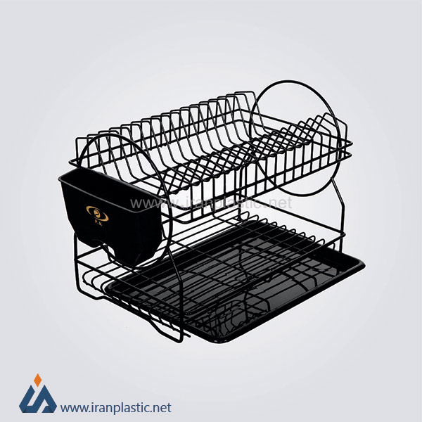 جاظرفی نسترن دوطبقه مشکی پیشتاز کاوه 154