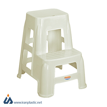 چهارپایه دوپله بلند ناصر پلاستیک 1617