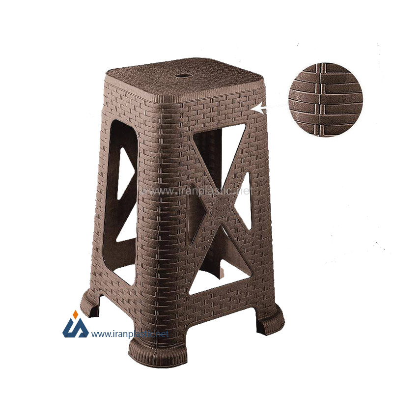 چهارپایه حصیری بلند سوپر ناصر پلاستیک 1718