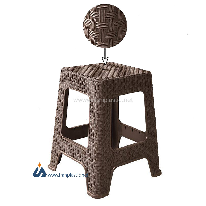 چهارپایه حصیربافت بلند ناصر پلاستیک 967