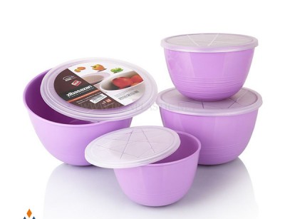 ست کاسه خروشان دربدار زیباسازان پلاستیک کد 32118