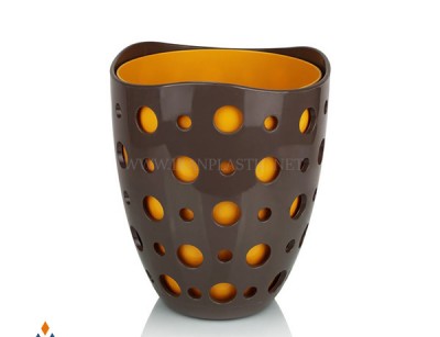 سطل زباله اداری حفرهدار زیباسازان پلاستیک کد 36049