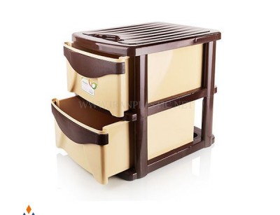 فایل دو طبقه کشویی زیباسازان پلاستیک کد 37012