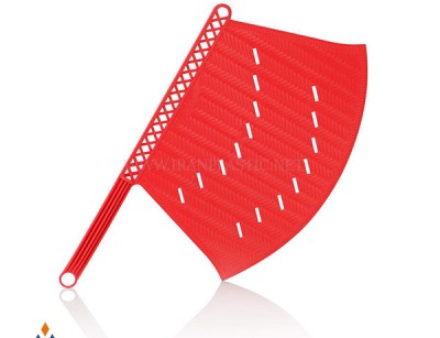 بادبزن بزرگ حصیری ایده آل پلاستیک کد 812 