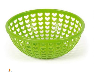 سبد سبزی قلبی ایده آل پلاستیک