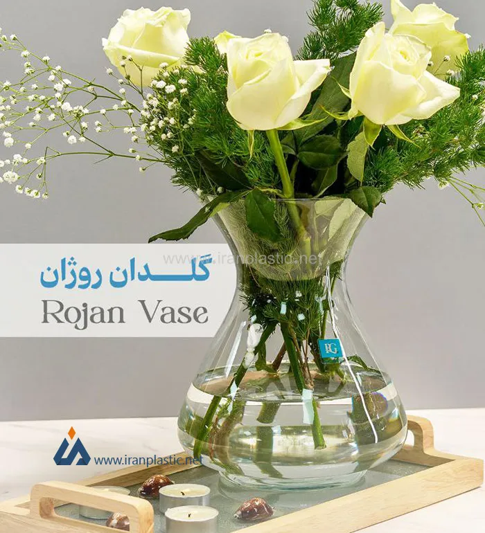 گلدان روژان پیشگامان بلور و شیشه 1085