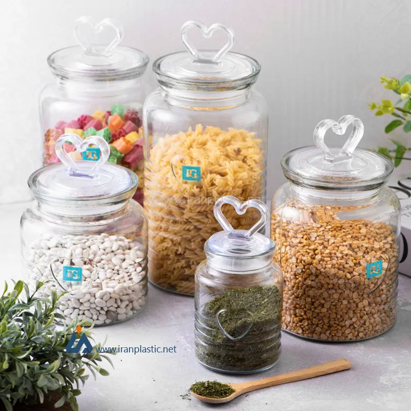 بانکه جبوبات شیشه ای خطی در قلبی پیشگامان بلور