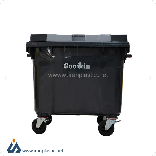 سطل زباله ۶۶۰ لیتری دو درب گودبین پلاستیک