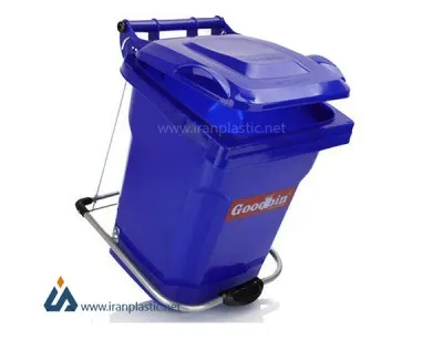 سطل زباله پدال دار 40 لیتری گودبین پلاستیک