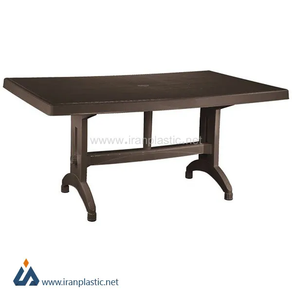 میز نهارخوری شش نفره پلاستیک ناصر کد 824