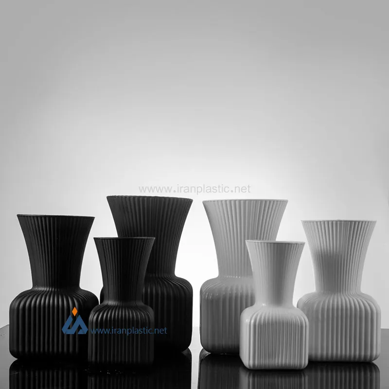 گلدان سفید مشکی آنجل پیشگامان