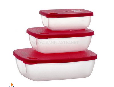 ظرف فریزری سه سایز ایده ال پلاستیک