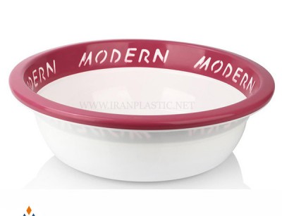 لگن دو رنگ مدرن سایز 6