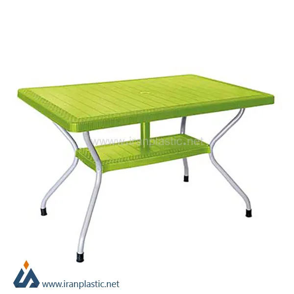 میز نهار خوری حصیربافت پلاستیکی ناصر کد 621