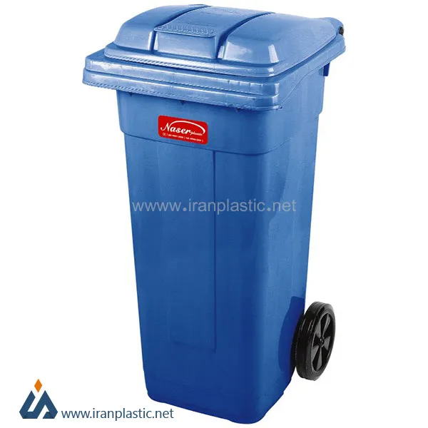 سطل زباله چرخ دار ناصر پلاستیک 5120