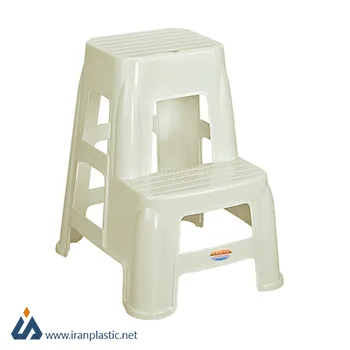 چهارپایه دوپله بلند ناصر پلاستیک 1617