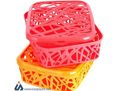 سبد مستطیل کوتاه دربدار مانترا