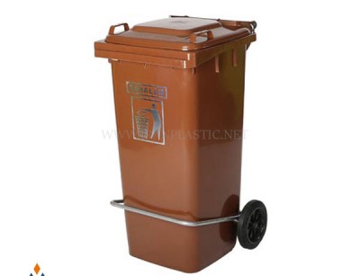 سطل زباله پدال دار 120 لیتر سبلان