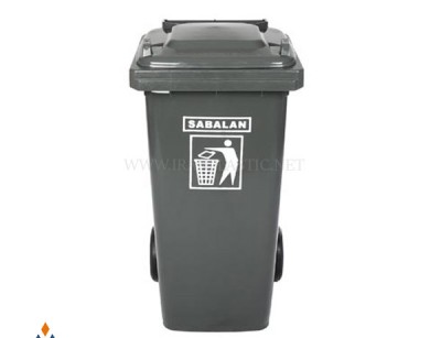 سطل زباله چرخدار 80 لیتری سبلان