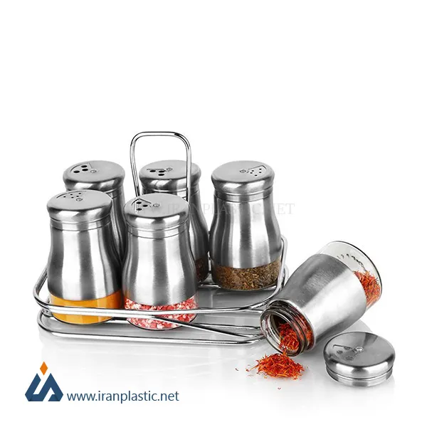 سرویس ادویه پاش همانتوس استیل زیباسازان پلاستیک کد 11228