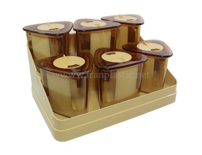 جا ادویه سه گوش پایه دار بیتا پلاستیک