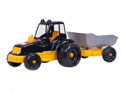 تراکتور یدک دار اسباب بازی زرین تویز