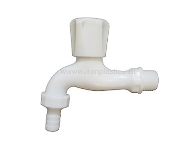 شیر پلاستیک سفید 2/1 با مغزی کارتریج