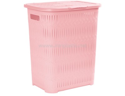 سبد رخت دربدار بلند طرح بامبو