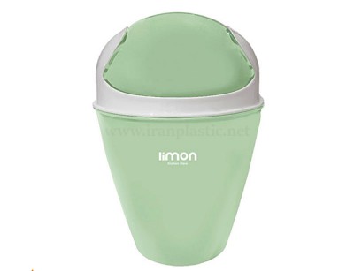 سطل کاغذ رومیزی بزرگ لیمون پلاستیک