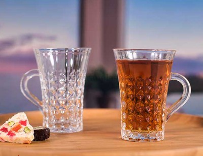 نیم لیوان ساینا بلور کاوه